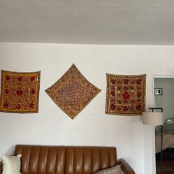 Indian Wall Tapestries (3)