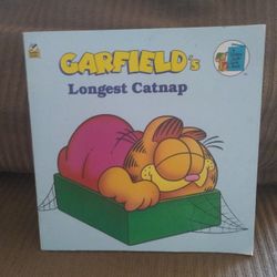 Garfield Longest Catnap Book 1989 Vintage