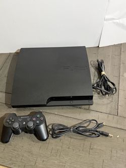 Sony PlayStation 3 Slim 320GB (CECH-3001B) 1 Controller, & Power Cord
