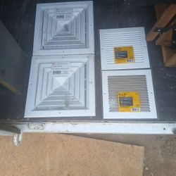 2×   8×8 Air Return 2× 10×10 4 Way Aluminum Diffuser