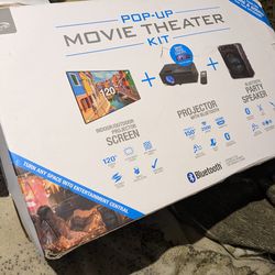 Pop-up Movie Theater Kit ( screen& projector only)