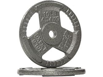 Fitvids Cast Iron Weight Plates - 10 LB Pair (2 x 10 lb) - New