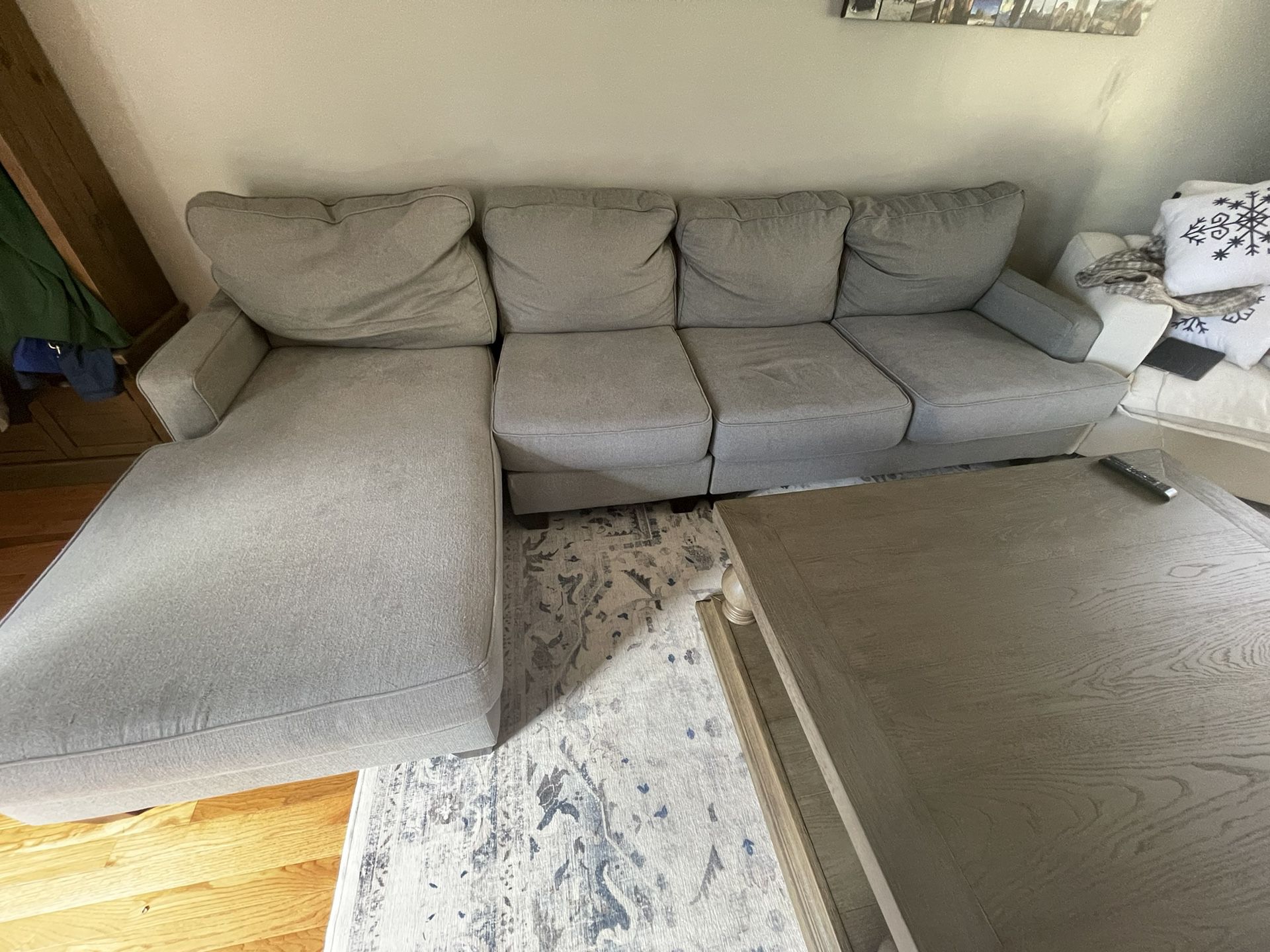 Ashley Furniture Grey Sectional Sofa 