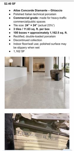 Atlas Concorde Diamante Ghiaccio Porcelain Tile