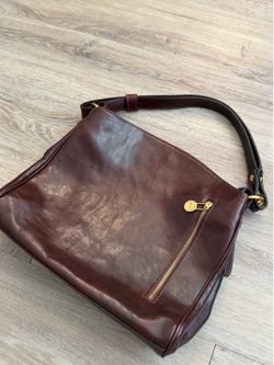 Italian Genuine Leather Bag from Florence • Like New • Crossbody / Shoulder / Handbag