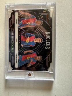 2024-25 Panini Obsidian - Lamine Yamal Gavi Pedri Nucleus Purple 6/49