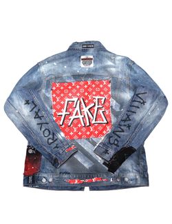 Royal villains designer denim jacket