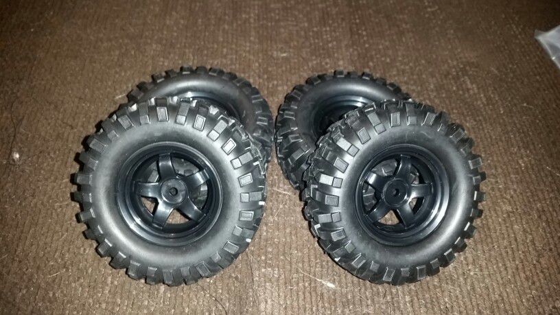 Brand new set of rock crawler tires for 1/10 scale or 1/12 scale RC rock crawler