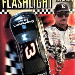 DALE EARNHARDT NASCAR Flashlight Keychain, new in package.
