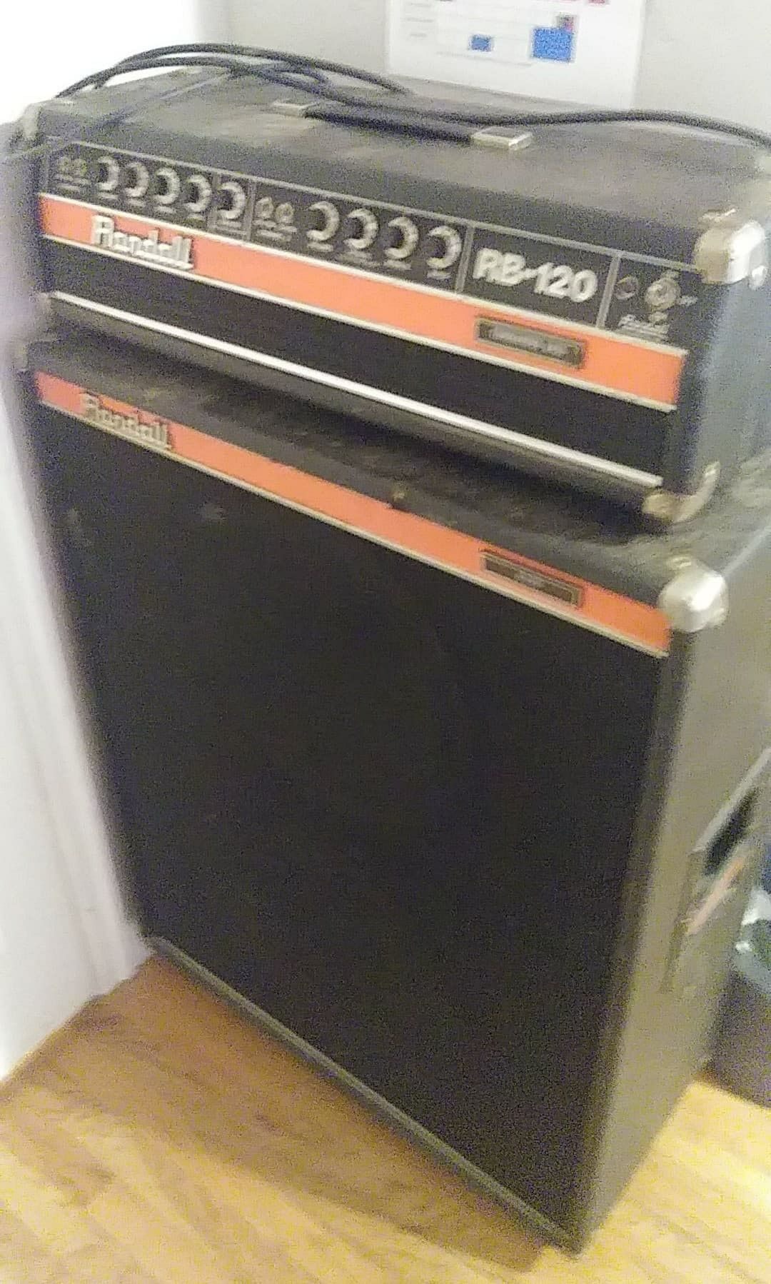 Randall commander amplifier with r215s cab