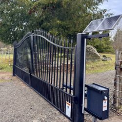 Driveway Gates 20’ Wide 16’ Iron Security Door