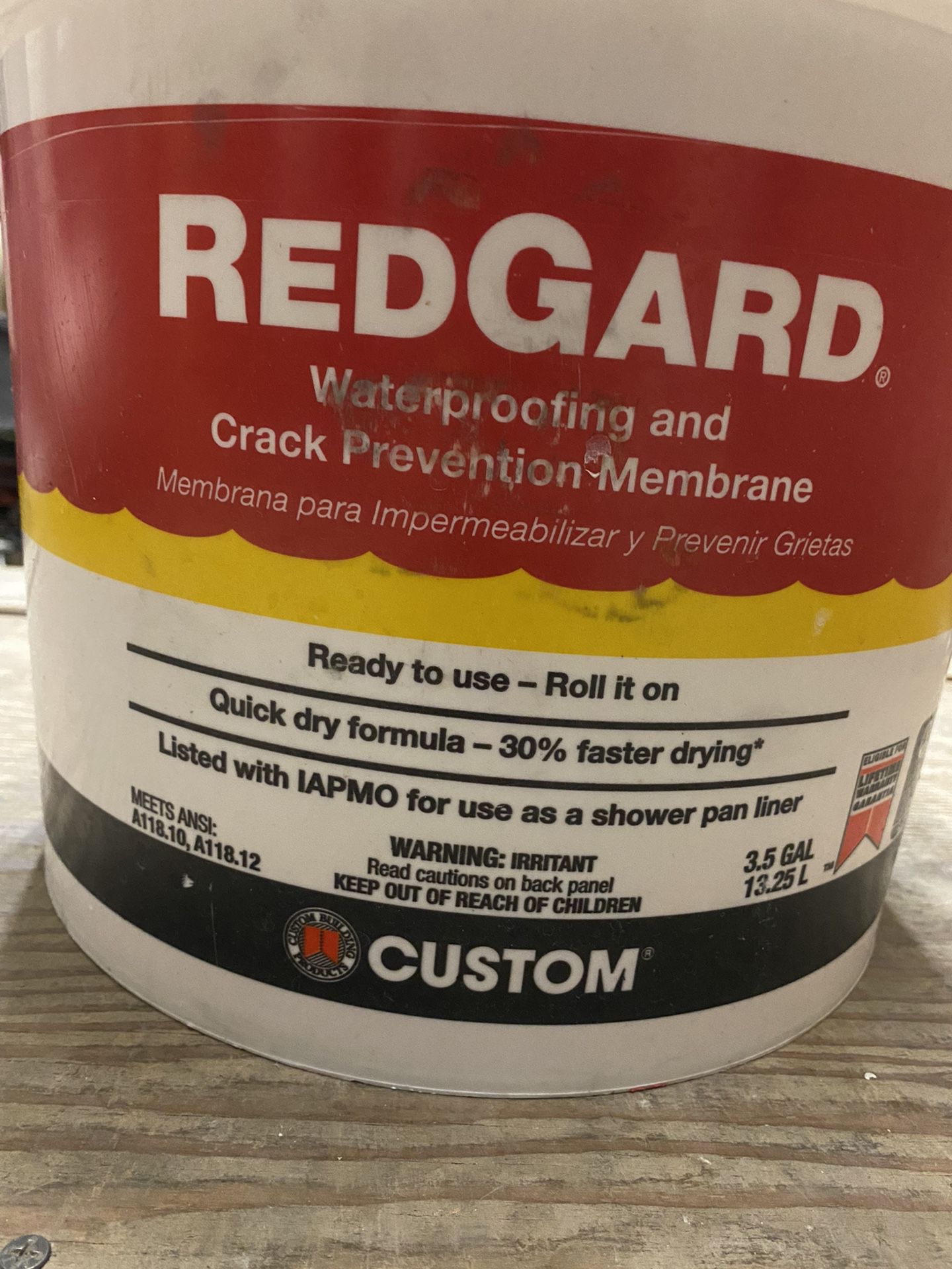 Red Guard Water Proofing 3.5 Gallons 
