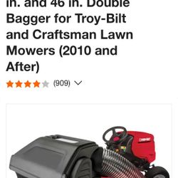 Brand New Riding Mower Bagger 