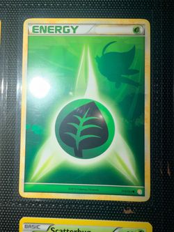 Pokemon card celebi Grass Energy HeartGold SoulSilver (