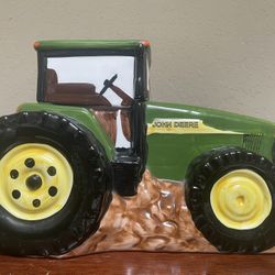 Vintage John Deer Tractor Container