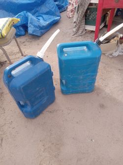 2.   Six. Gallon Water Jugs 