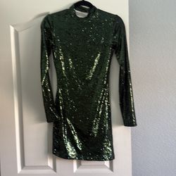 Zara green dress