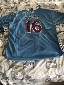 Phillies Marsh Throwback Jersey Sz 2xl