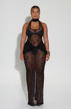 BBXBrand Black Lace Dress