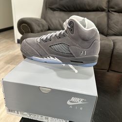 Jordan Wolf Grey 5s  GS 6Y and 7Y