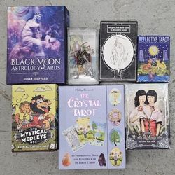 Tarot & Oracle Decks $10-$25 Each