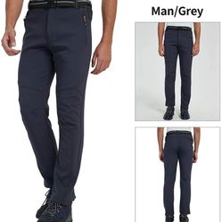 38” Men's Pants with Waterproof / Fleece Lining and Windproof, for Hiking, Skiing pants / snow pants