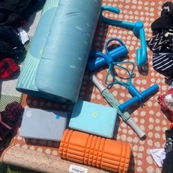 Yoga Set Or Exercise Equipment 