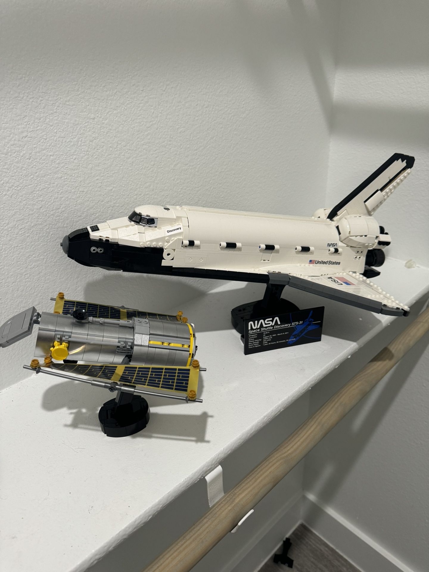 Hubble Space Telescope Lego Set LEGO NASA Space Shuttle And Hubble
