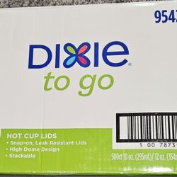 Dixie Cup Lid 10, 12, 16 Oz Brand New