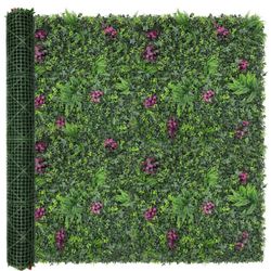 Greenery Grass Wall Boxwood Plant Roll: 72"x128"(64 SQFT with UV Resistant Green Leaves Faux for Interior Panel, Greenery Backdrop,Garden and Indoor O