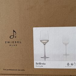 New in Box – Zwiesel Glas (Schott Zwiesel) Belfesta Riesling Wine Glasses, Set of 6