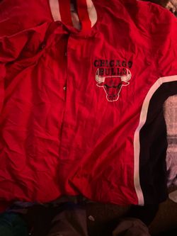 Chicago bulls jacket and wallet