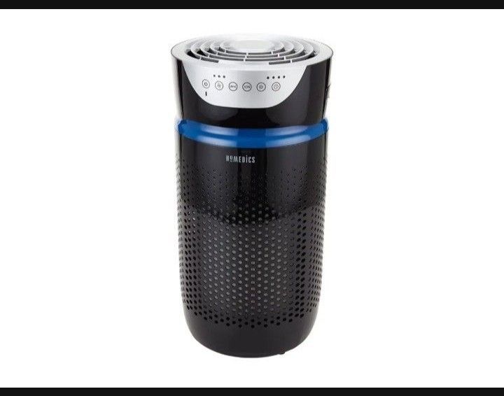 Homedics 5-in-1 UV-C Air Purifier - 360-Degree HEPA Filter for 170 Sq Ft, Air Purifiers for Bedroom and Home with Essential Oil Pads and Built-In Time
