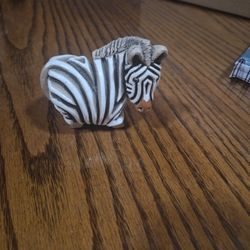 Artesania Rinconada zebra figurine, specifically