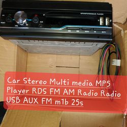 Car Stereo Multi media MP5 Player RDS FM AM Radio Radio USB AUX FM