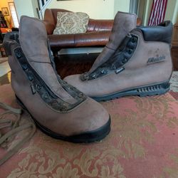 Raichle Swiss-Made Hiking Boots Size 12 Vibram Sole