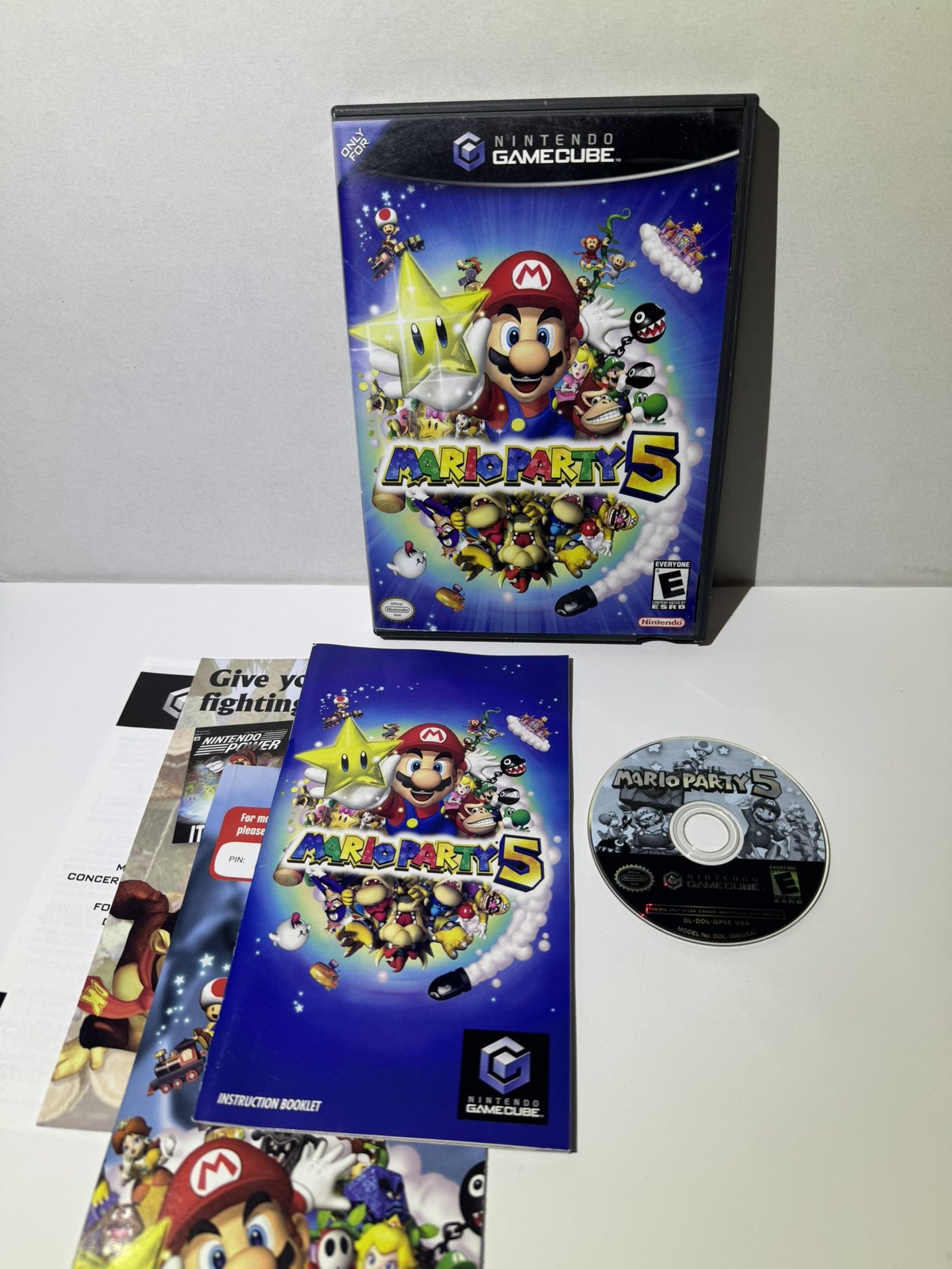 Mario Party 5 Nintendo GameCube Complete CIB Authentic TESTED