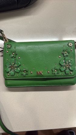 Michael Kors small crossbody bag green