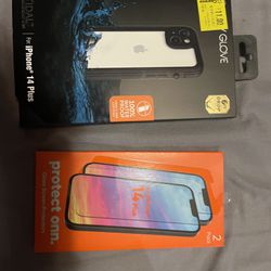 Iphone, 14+2 Screen Protectors One waterproof case