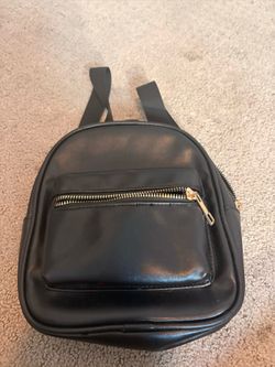 Backpack Black Leathera