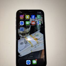 Iphone 11 Used Clean Screen Back Cracked $60