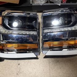 2016-2018 Chevy Silverado OEM Headlights 