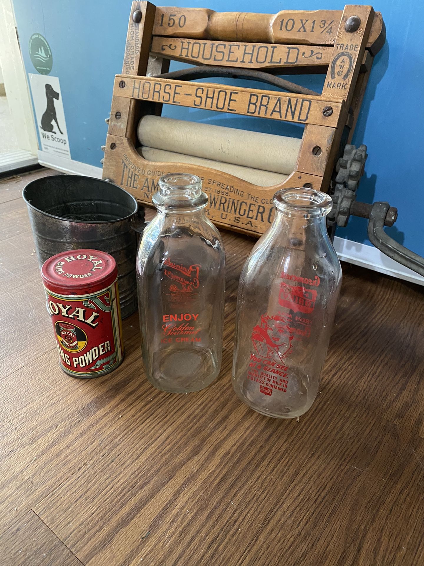 Antique Milk Bottles jugs