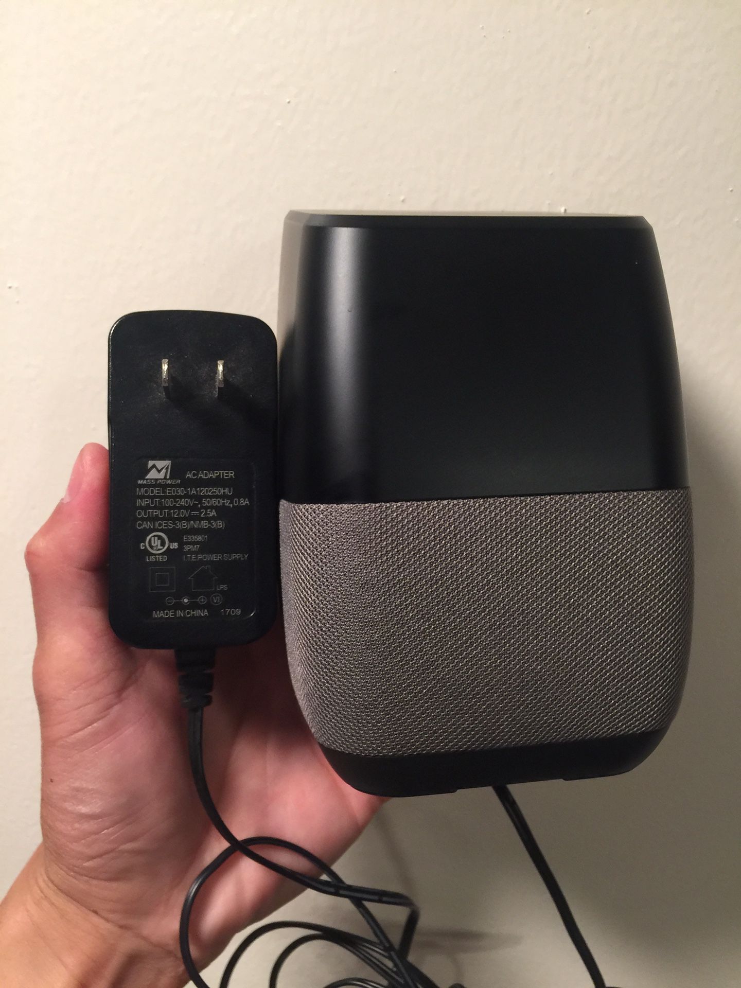 Google Home with Clock by Insignia Voice