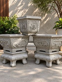 2 Large Handmade Pots $140 + FREE Small Pot 🪴