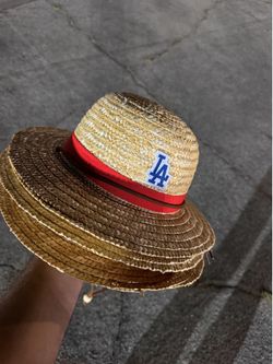 Dodgers One Piece Straw hat ONLY