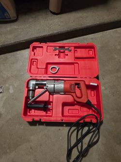 Milwaukee corded right angle drill