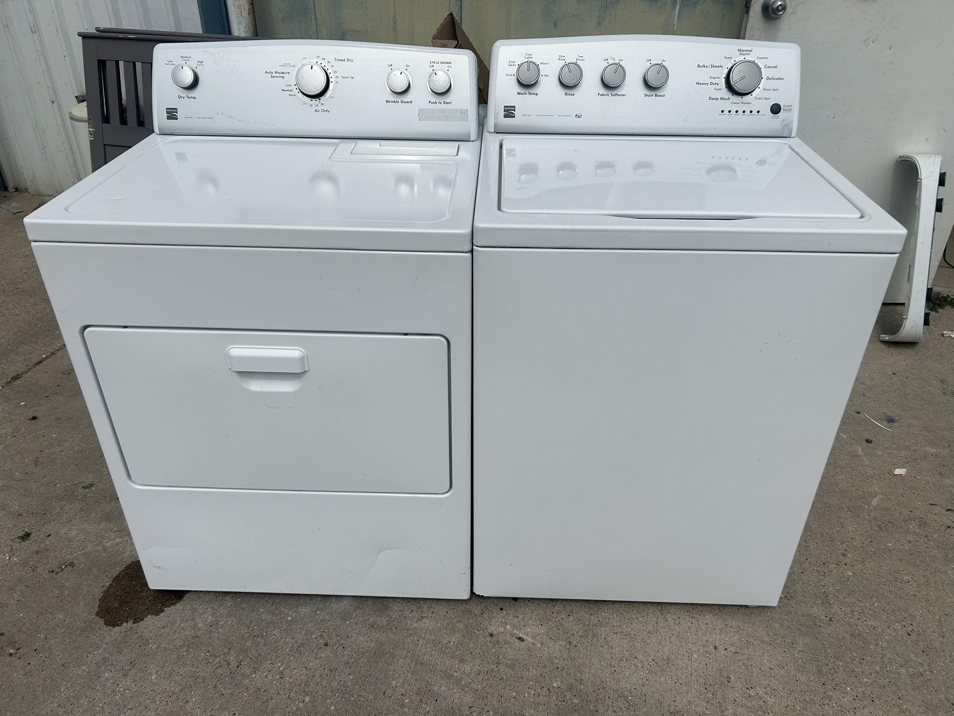 Kenmore Washer And Electric Dryer