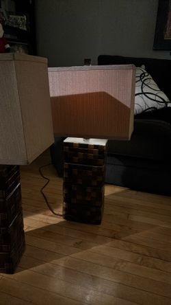 Set Of Lamps (no Lightbulbs)