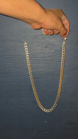 925 sterling silver Cuban chain